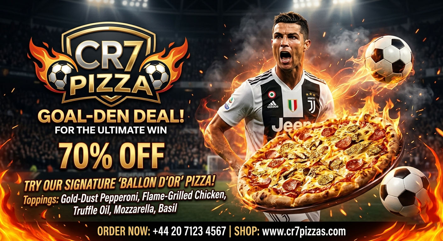 CR7 Pizza – "Goal-Den Deal" Brand Campaign